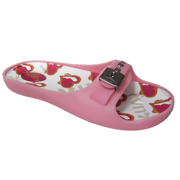 Sandalia  Dama Fisiológica Aqcua Rosa