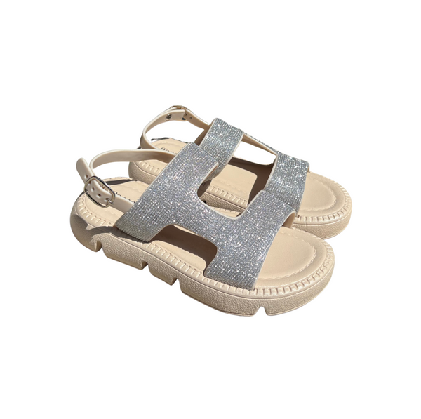 Sandalia Land Glam Nude