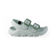 Olive Ares sandal for boys with two buckles, side view, lightweight with a non-slip sole