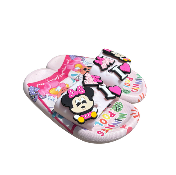 Sandalia Love Minnie 3D Rosa