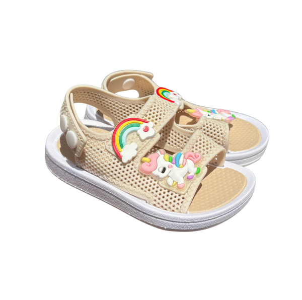 Sandalia Rainbow Unicornio Nude